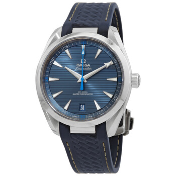 Preowned Omega Seamaster Automatic Chronometer Blue Dial Watch 220.12.41.21.03.002