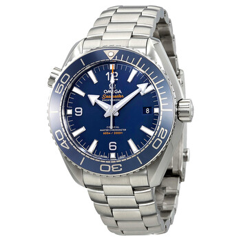 Preowned Omega Seamaster Planet Ocean Blue Dial Watch 215.30.44.21.03.001