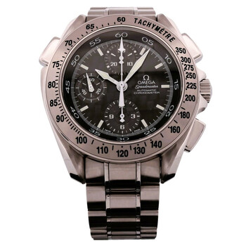 Preowned Omega Speedmaster Chronograph Automatic Chronometer Black Dial Watch