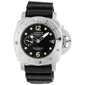 Preowned Panerai Luminor 1950 Submersible 1000M Automatic Chronometer Black Dial Watch paM00243