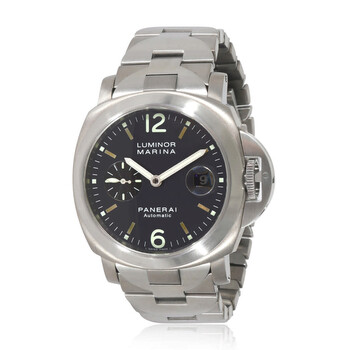 Preowned Panerai Luminor Automatic Grey Dial Watch PAM00091