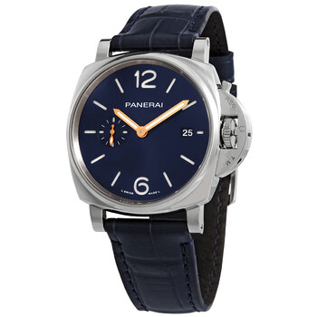 Preowned Panerai Luminor Due Automatic Blue Dial Watch PAM01274