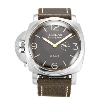 Preowned Panerai Luminor Lefty Brown Dial Watch PAM00368