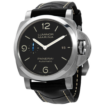 Preowned Panerai Luminor Marina 1950 Black Dial Watch PAM01312