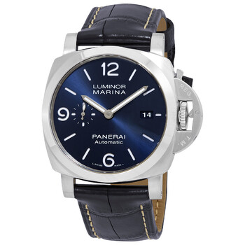 Preowned Panerai Luminor Marina Automatic Blue Dial Watch PAM01313