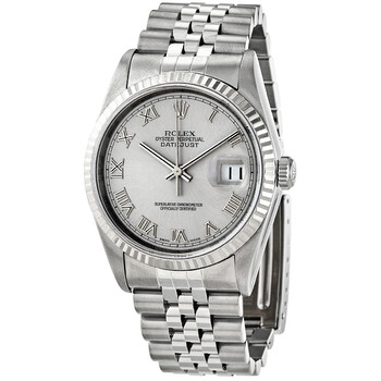 Preowned Preowned Rolex Datejust Automatic Silver Dial Watch 16234 SRJ