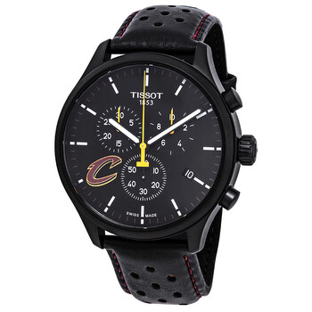 Preowned Preowned Tissot NBA Teams Special Cleveland Cavaliers Chronograph Black Dial Watch T116.617.36.051.01