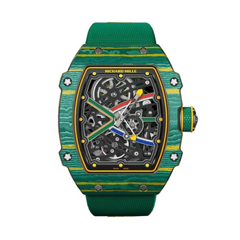 Preowned Richard Mille RM 6702 Wayne Van Niekerk Automatic Skeletal Dial Watch RM6702