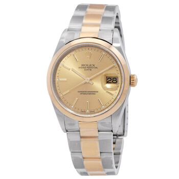 Preowned Rolex Automatic Champagne Dial Watch 15203320B
