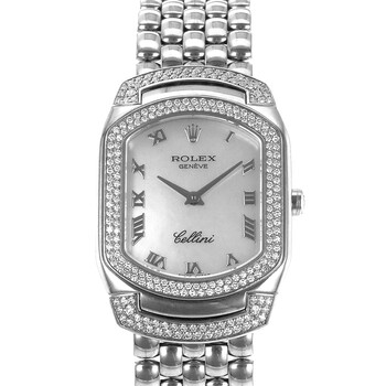 Preowned Rolex Cellini Quartz Diamond Watch