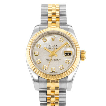 Preowned Rolex Datejust 26 Automatic Chronometer Diamond Watch 179173 MDJ