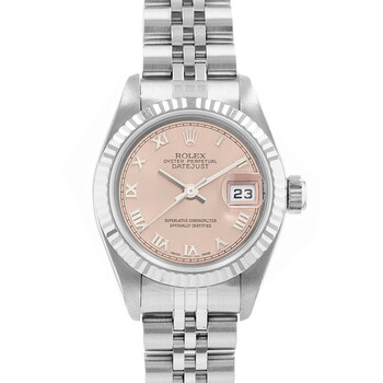Preowned Rolex Datejust 26 Automatic Chronometer Pink Dial Watch 79174 PRJ
