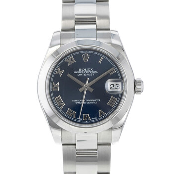 Preowned Rolex Datejust Automatic Chronometer Blue Dial Watch 178240 BLRO