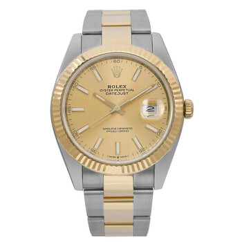 Preowned Rolex Datejust Automatic Chronometer Champagne Dial Watch 126333 CSO