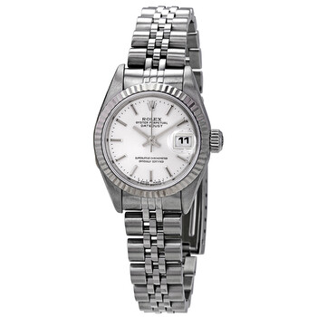 Preowned Rolex Datejust Automatic Silver Dial Watch 69174SSJ