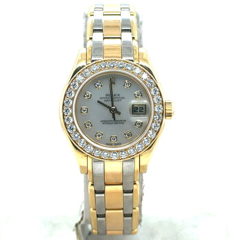 Preowned Rolex Datejust Pearlmaster Automatic Diamond Watch 69298 MDPM