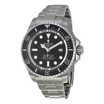 Preowned Rolex Deepsea Black Dial Stainless Steel Oyster Bracelet Automatic Watch 116660BKSO