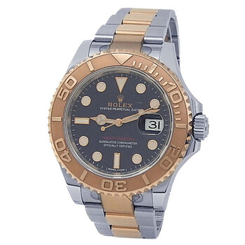 Preowned Rolex YachtMaster Automatic Chronometer Black Dial Watch 116621 BKSO