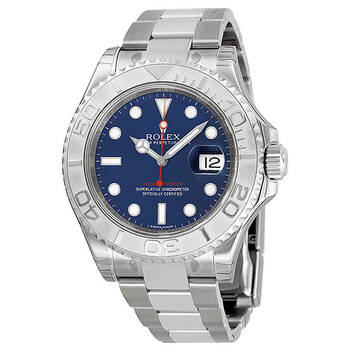 Preowned Rolex YachtMaster Blue Dial Watch 116622BLSO