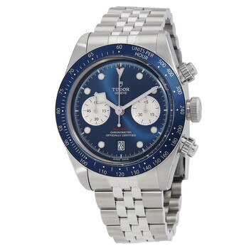 Preowned Tudor Black Bay Chrono Chronograph Blue Dial Watch M79360B0002