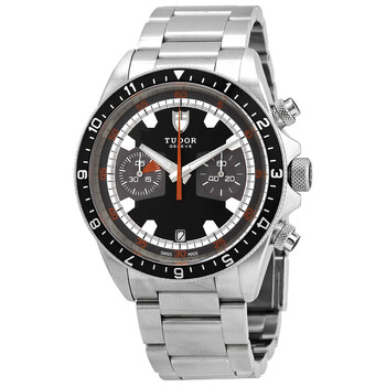 Preowned Tudor Heritage Chronograph Automatic Black Dial Watch M70330N0005