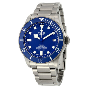 Preowned Tudor Pelagos Automatic Chronometer Blue Dial Watch