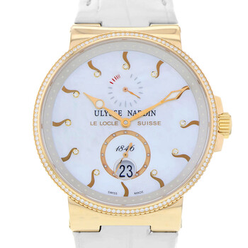Preowned Ulysse Nardin Marine Chronometer Automatic Diamond Watch