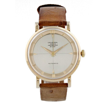 Preowned Universal Geneve Polerouter Automatic Gold Dial Watch