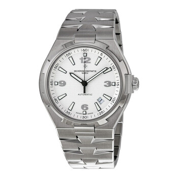 Preowned Vacheron Constantin Overseas Silver Dial Watch 47040B01A9093
