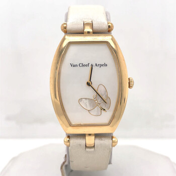 Preowned Van Cleef  Arpels Lady Butterfly Quartz Watch HH13180