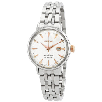 Presage Cocktail Automatic Diamond White Dial Watch SRE009J1