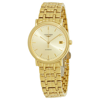 Presence Automatic Gold Dial Watch L48212328
