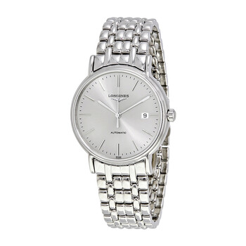Presence Automatic Silver Dial Watch L49214726