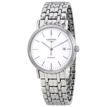 Presence Automatic White Dial Watch L49214126
