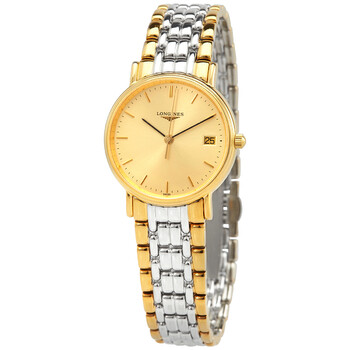 Presence Quartz Gold Dial Watch L4.320.2.32.7