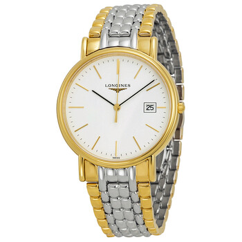 Presence White Dial Stainless Steel Bracelet Watch L4.790.2.12.7
