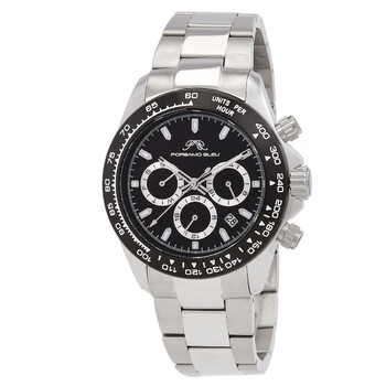 Preston Chronograph Quartz Black Dial Watch 1032BPRS