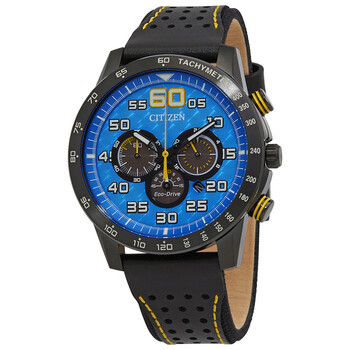 Primo Chronograph Quartz Blue Dial Watch CA443508L