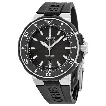 ProDiver Date Black Dial Black Rubber Watch 73376827154RS