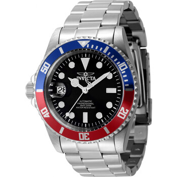 Pro Diver Automatic Black Dial Pepsi Bezel Lefty Watch