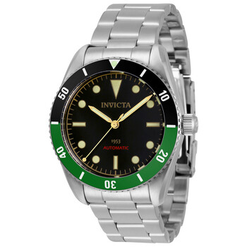 Pro Diver Automatic Black Dial Sprite Bezel Watch