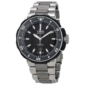 Pro Diver Black Dial Titanium Watch 73376827154MB