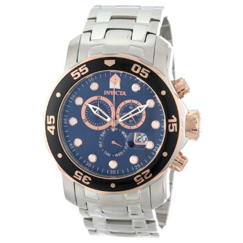 Pro Diver Chronograph Blue Dial Stainless Steel Watch