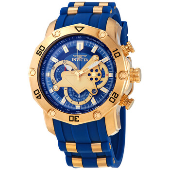 Pro Diver Chronograph Blue Dial Watch