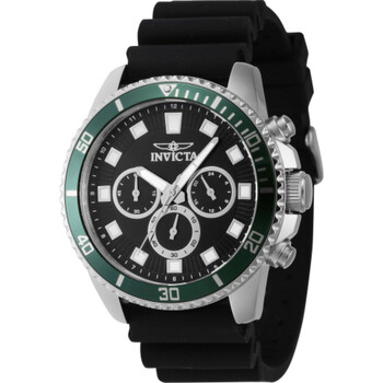 Pro Diver Chronograph GMT Quartz Black Dial Watch