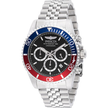 Pro Diver Chronograph Quartz Black Dial Watch