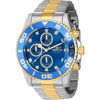 Pro Diver Chronograph Quartz Blue Dial Watch