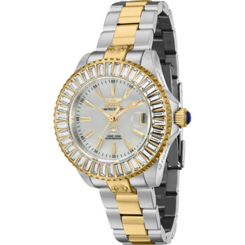 Pro Diver Date Automatic Crystal White Dial Watch