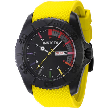 Pro Diver Date Day Quartz Black Dial Watch