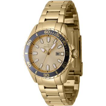 Pro Diver Date Quartz Gold Dial Watch
